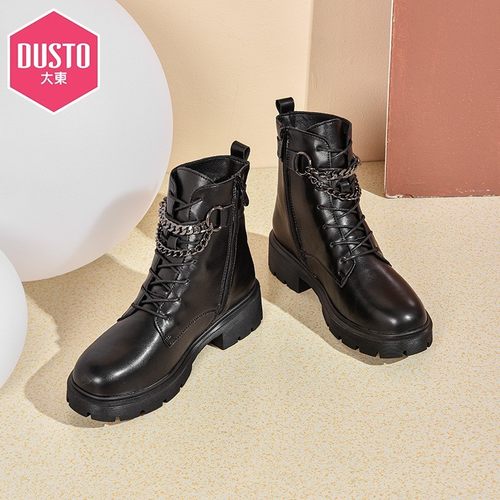 DUSTO大东21新款冬季韩版中跟平