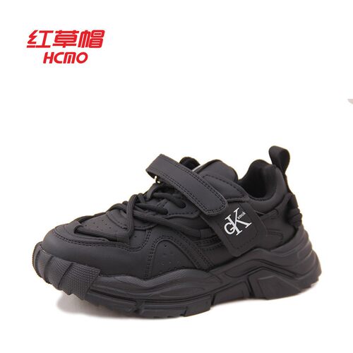 红草帽秋季新款童鞋老爹鞋女厚底增高休闲运动鞋百搭T0233203