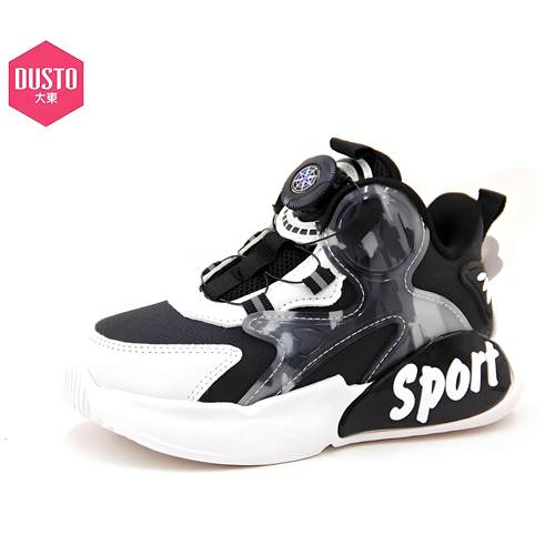 大东儿童运动鞋24年冬季新款休闲圆头拼色旋转扭扣童鞋24D1030