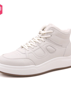 大东运动休闲鞋男24冬新款时尚圆头系带男鞋百搭透气24D6689