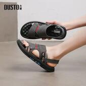 新款 休闲平底低跟圆男鞋 休闲凉鞋 时尚 24X6605 沙滩鞋 大东24夏季