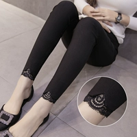 Thu đông 2019 mới mang bầu cho nữ quần legging nữ 2019 mới mặc thời trang cho mẹ bầu quần nữ mùa thu - Phụ nữ mang thai quần / quần bụng shop đồ bầu