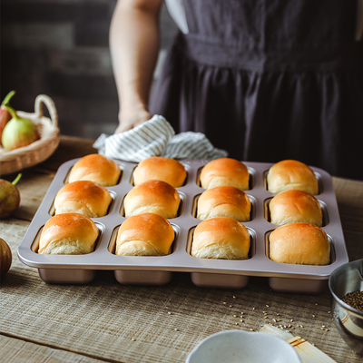 12连纸杯蛋糕吐司小餐包模具