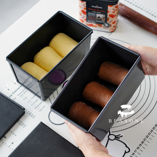 新款 450G滑盖不沾吐司盒低糖节能吐司面包模具