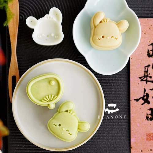 新款30克帕恰狗绿豆糕模具