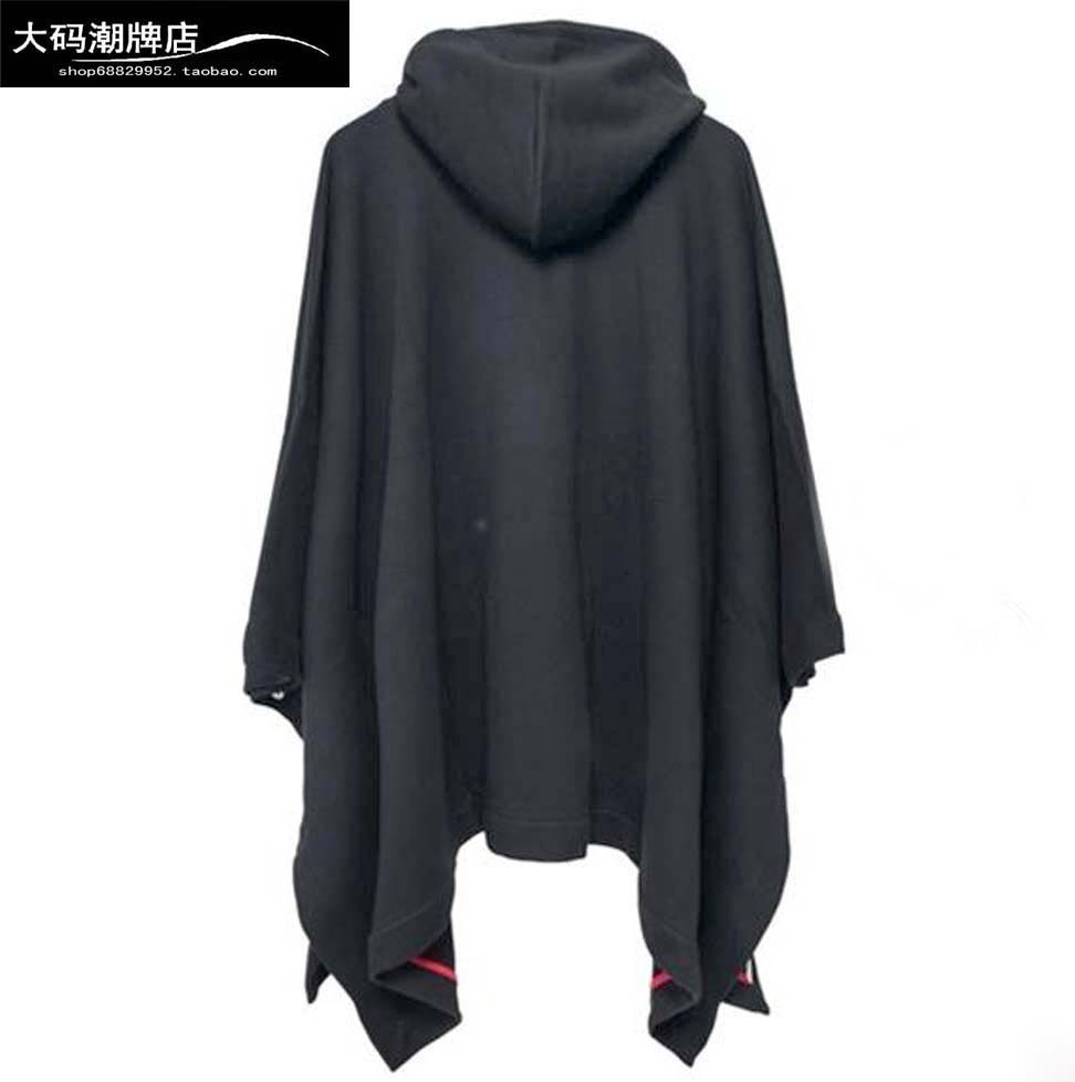 披风斗篷披肩蝙蝠衫男卫衣宽松连帽大码潮牌套