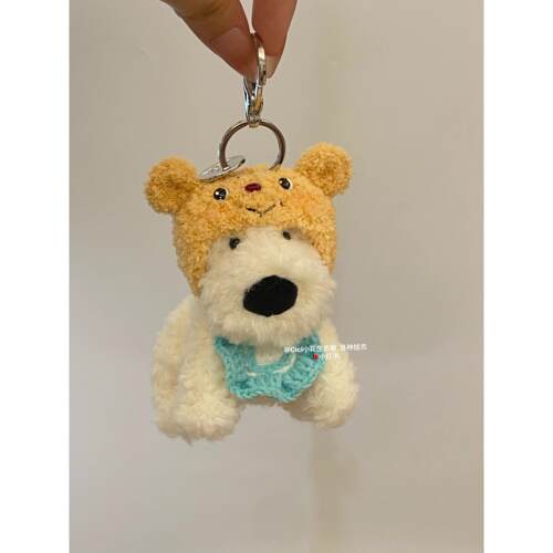 jellycat西高地挂件小狗娃衣黄油小熊帽子围脖围裙套装手工钩织定