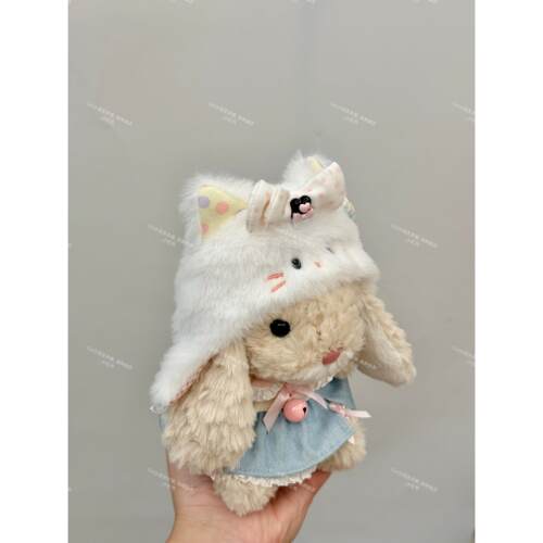 jellycat娃衣美味兔甜美小兔可爱毛绒猫咪蝴蝶结帽子