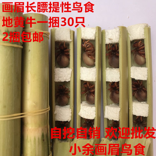 地黄牛皮虫大号2捆包邮鸟食
