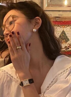 SUGAR fever同款珍珠耳钉女高级感时尚简约小巧2026新款爆款耳环