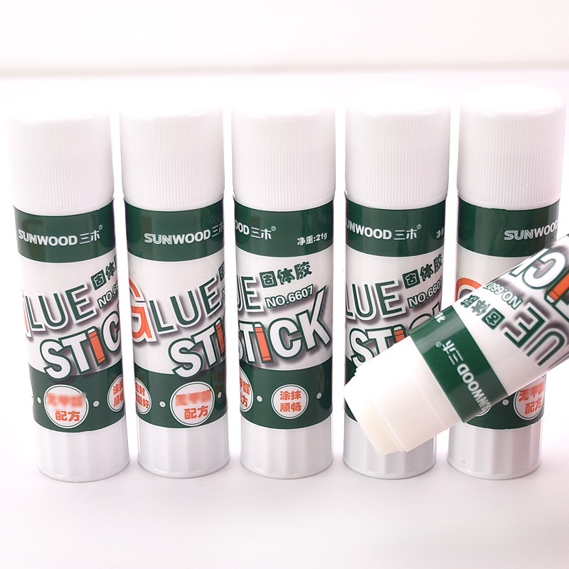 三木黏固体胶大号手工制做胶棒办公财务旋转固体胶水保湿耐用手工