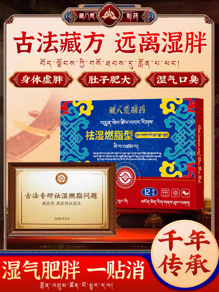 西藏去湿气重排毒排体内祛湿寒肚子神器足贴肚脐瘦艾草灸专用贴