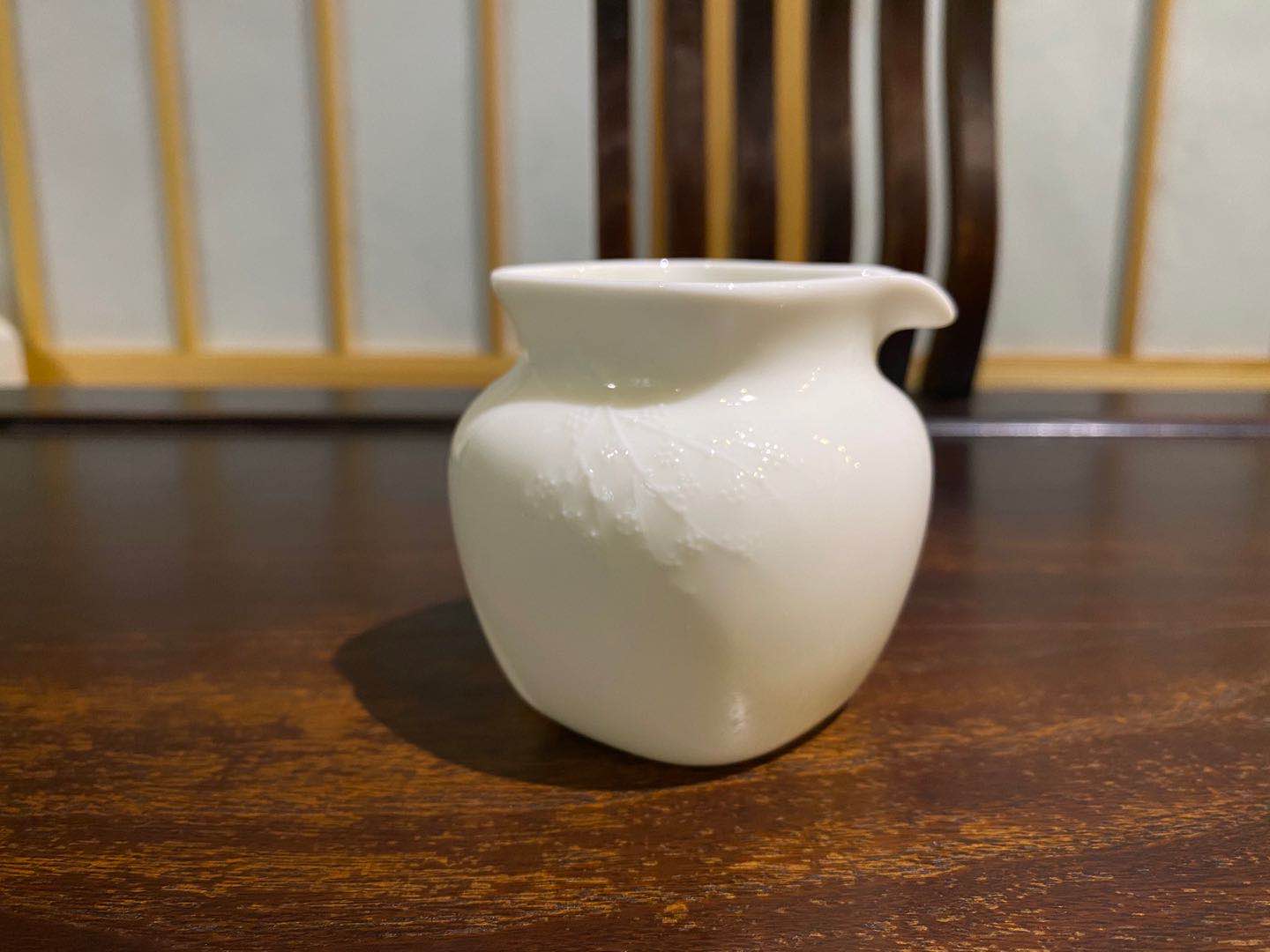 90年代德化白瓷公道杯小号公道杯