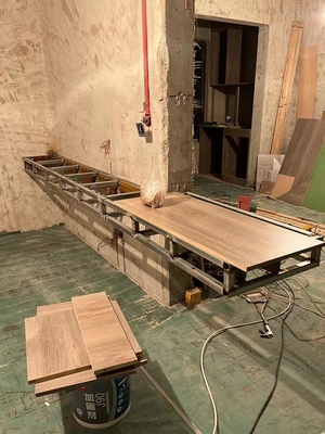 悬浮书桌钢架安装方案铁架定制镀锌管不锈钢吧台台面柜承重支撑架