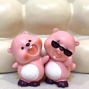 歪头杀盲盒摆件女神节开心日常小海狸女孩子朋友生日礼物七夕礼品