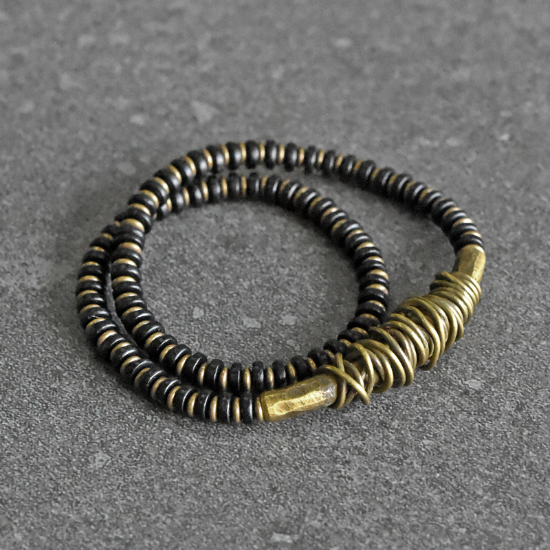非鱼之家黑檀木手链原创设计手串