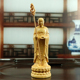饰供奉客厅佛像招财实木工艺品把玩 黄杨木雕摆件地藏王菩萨家居装