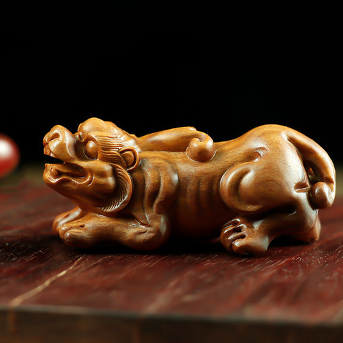 澳洲檀香木招财皮丘貔貅工艺品