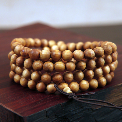 崖柏工艺品8mm108佛珠手串汽车珠