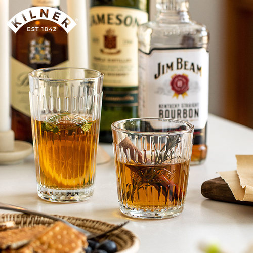 英国kilner复古威士忌酒杯