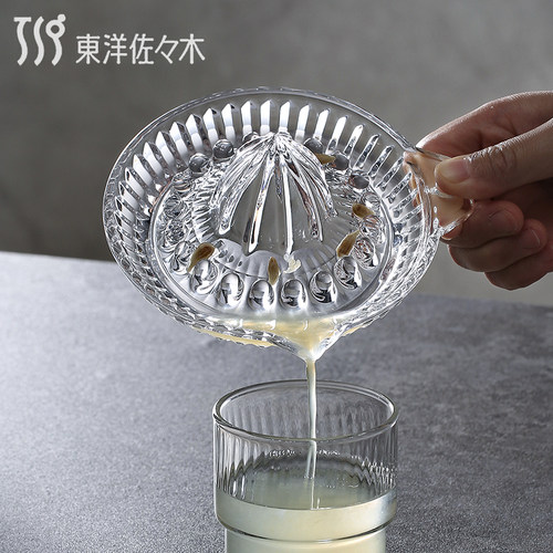 日本进口东洋佐佐木玻璃压汁器
