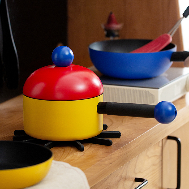 意大利进口TVS高颜值不粘奶锅