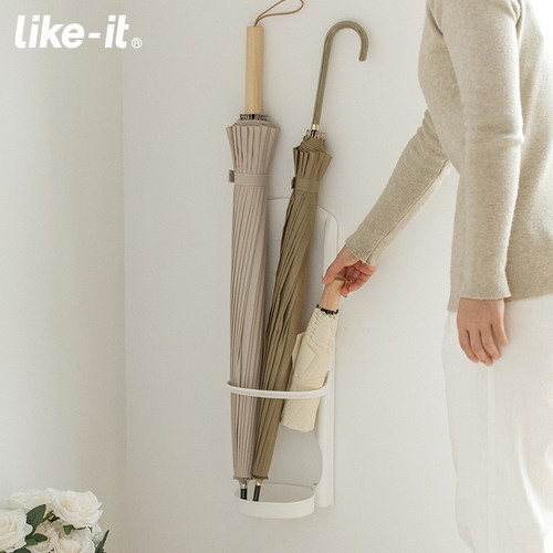 家用壁挂雨伞架日本进口likeit