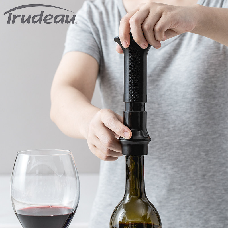红酒瓶塞加拿大Trudeau抽真空保鲜塞葡萄酒硅胶塞玻璃瓶口密封塞