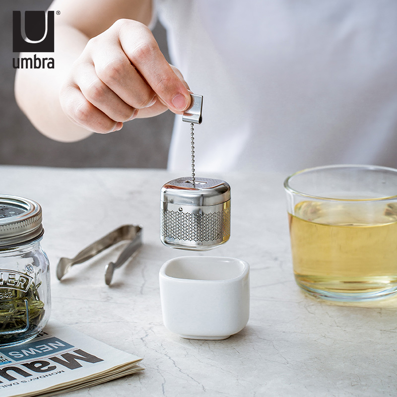 umbra不锈钢茶漏泡茶器