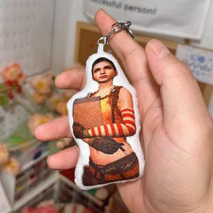 卡嘉的安慰语音挂件pubg周边录音玩偶毛绒钥匙扣发声玩具来图定制