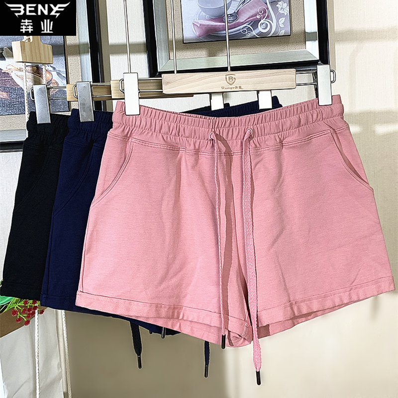 犇业夏季纯棉短裤女士休闲跑步运动裤口袋阔腿热裤家居短裤TB054S,女装/女士精品,休闲裤,淘宝优惠券,粉丝福利购,淘宝优惠卷