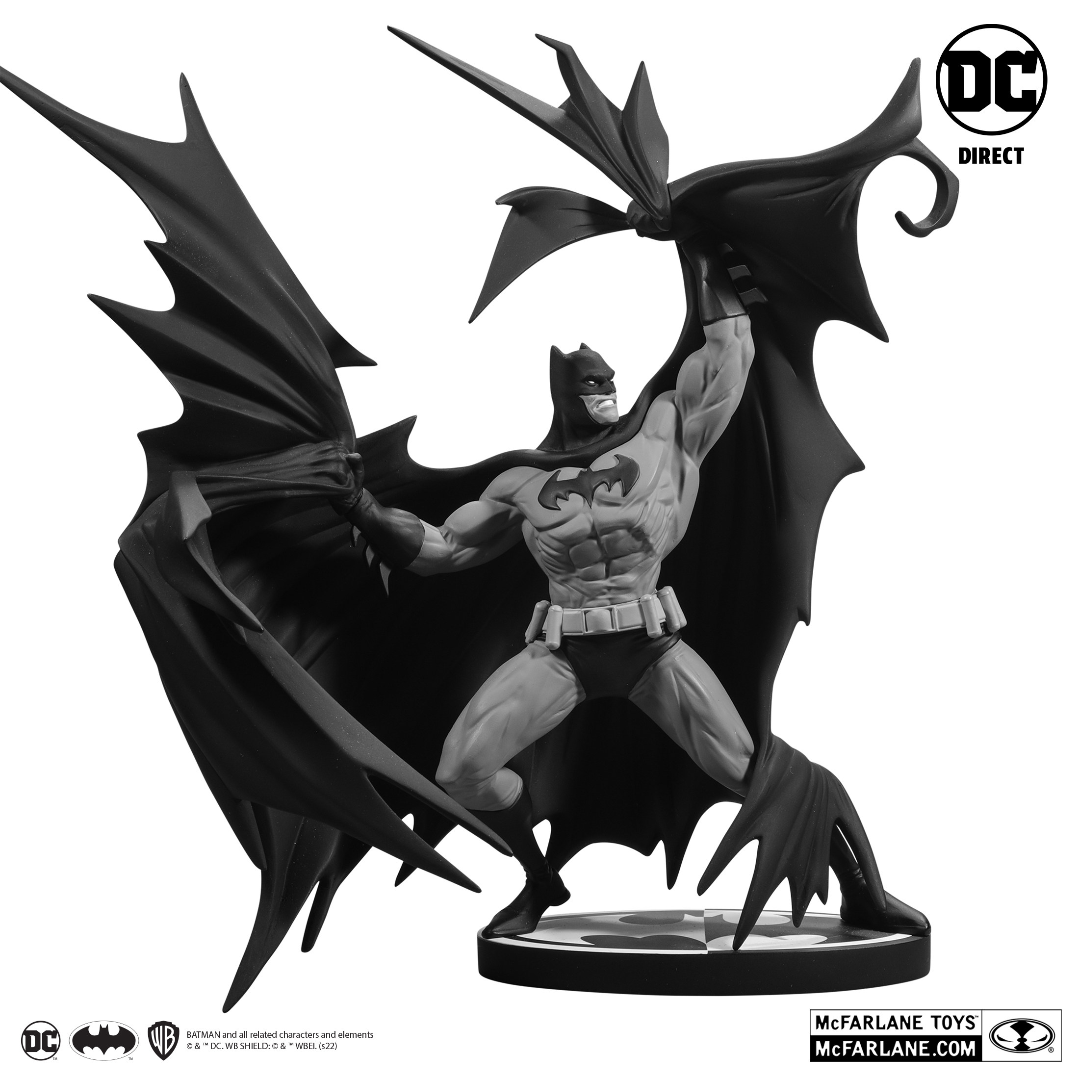 亚洲正版 麦克法兰 DC Direct 黑白蝙蝠侠DENYS COWAN