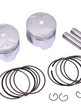 适用本田铁马400沙都BROS400摩托车活塞环全套塞活塞总成镗缸改装