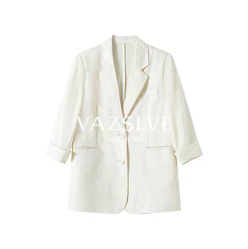【VAZSLVE/全新奢品】捡漏醋酸西装外套高品质七分袖YM-LJY-810