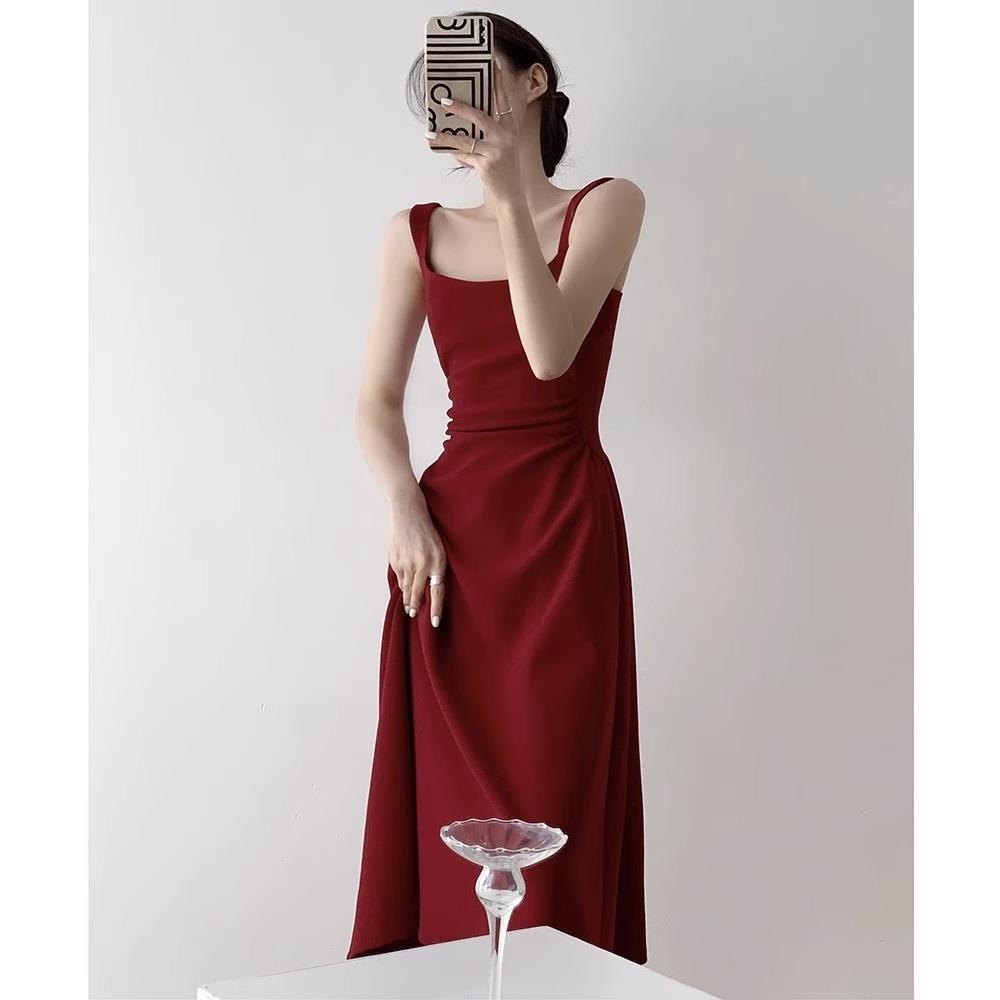 日常可穿敬酒服订婚红裙
