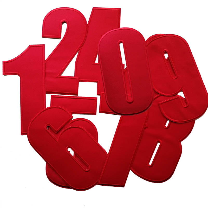 diy22cm比赛球衣号码a134布贴