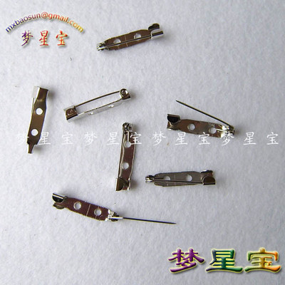 平底安全别针扣针徽章胸针胸花制作配件长2.5cm、3CM、4.5CMDIY