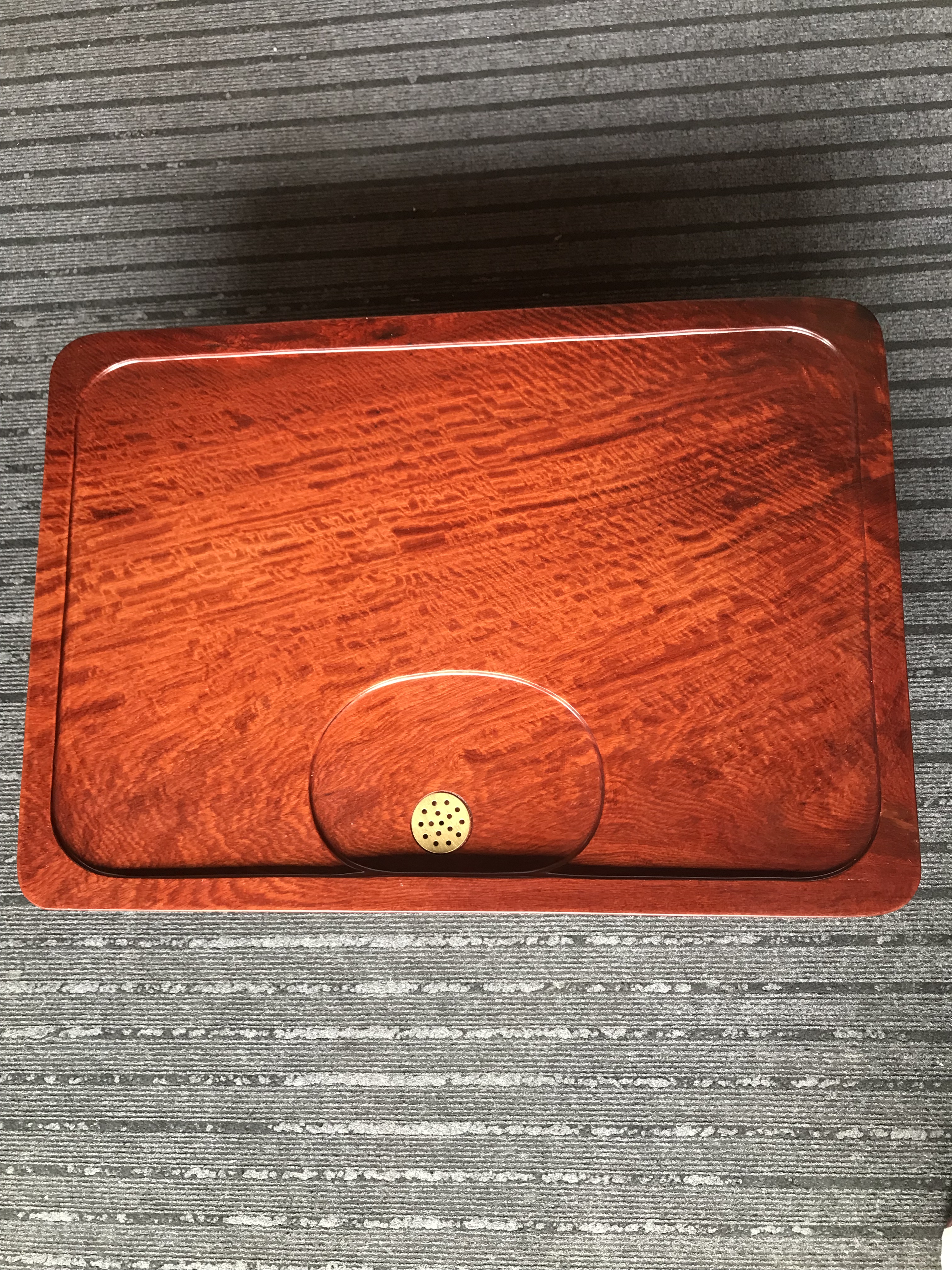 缅甸花梨木茶盘茶几独板国标红木茶盘