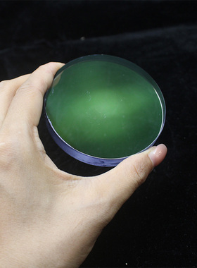D73F400胶合绿膜涂黑物镜折射天文望远镜DIY配件玻璃镜片平行光管