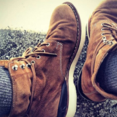 GUI新款 VISVIM UNCLE 固特异virgil厚底增高反绒手工日潮百搭男靴