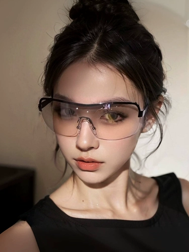 Большие ветрозащитные солнцезащитные очки подходит для мужчин и женщин, 2 карат, защита от ультрафиолета