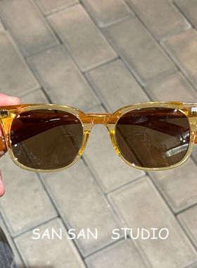 复古猫眼大框墨镜防紫外线