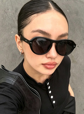 NEXONE太阳眼镜女黑色遮阳墨镜防紫外线潮流街头拍照高级感墨镜