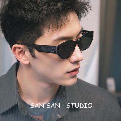 复古猫眼墨镜防紫外线偏光