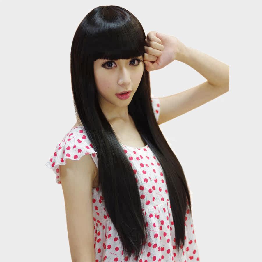 Perruque Long cheveux raides - Ref 2613499 Image 3