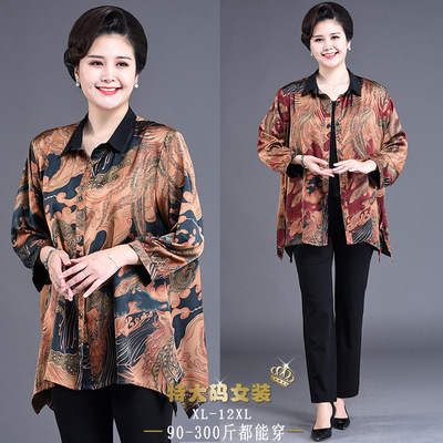 200斤加肥加大码胖妈妈开衫夏装