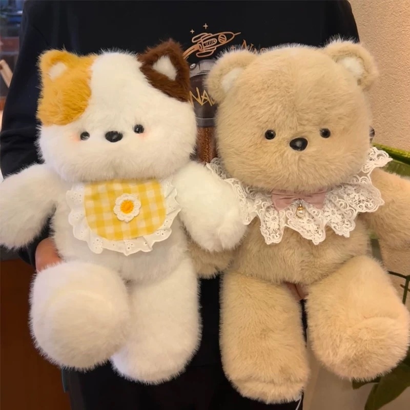 生日礼物女生会跑步的小熊玩偶背包跑跑羊双肩包猫咪公仔毛绒玩具