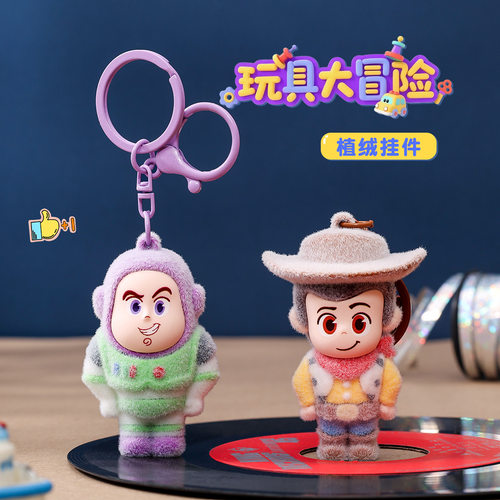 2025卡通植绒玩具大冒险系列巴斯光年胡迪钥匙扣挂件公仔包包挂饰