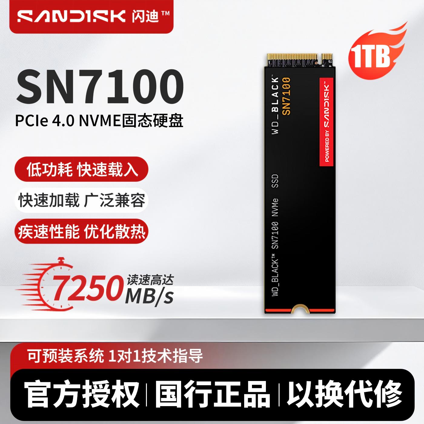 西部数据M.2固态硬盘1TB/2TB图片