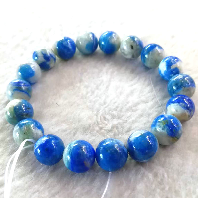 天然K2手链项链黑云母孔雀石手串